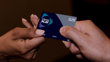 handing over card