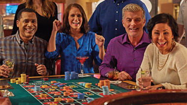 group of older gamers